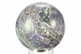 Polished Purple Botryoidal Grape Agate Sphere - Indonesia #360087-1